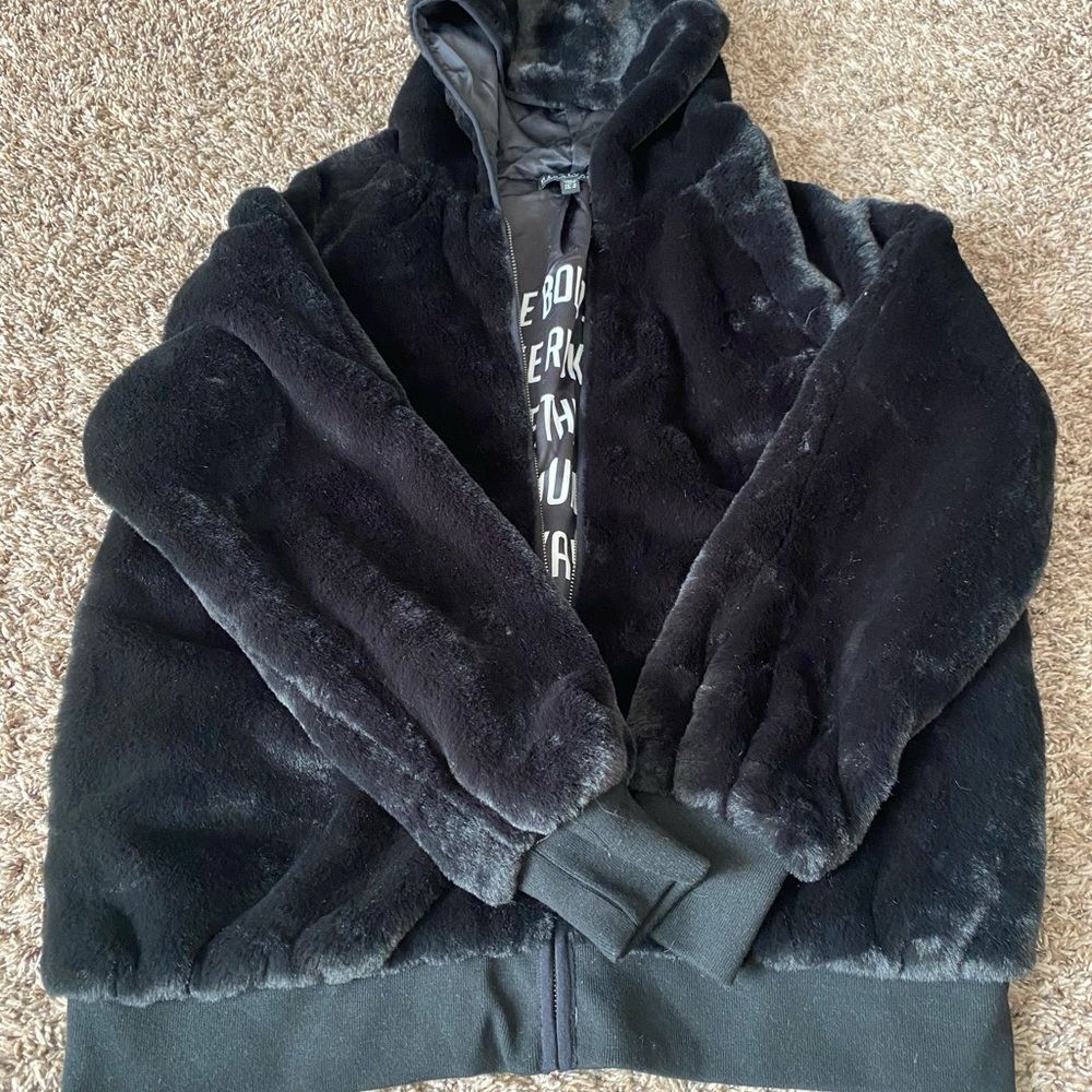 Women’s Black Faux Fur Jacket